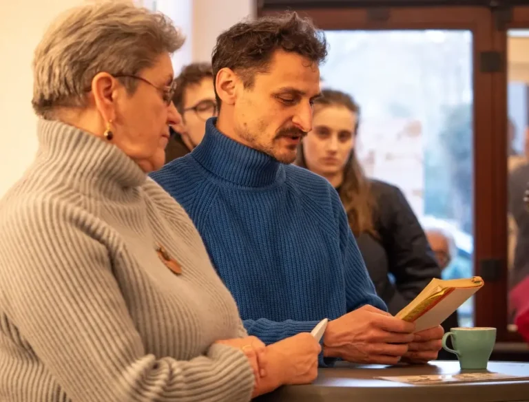 Petr Šesták na autorském čtení v Brémách