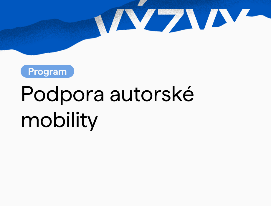 Podpora autorské mobility Czechia 2026