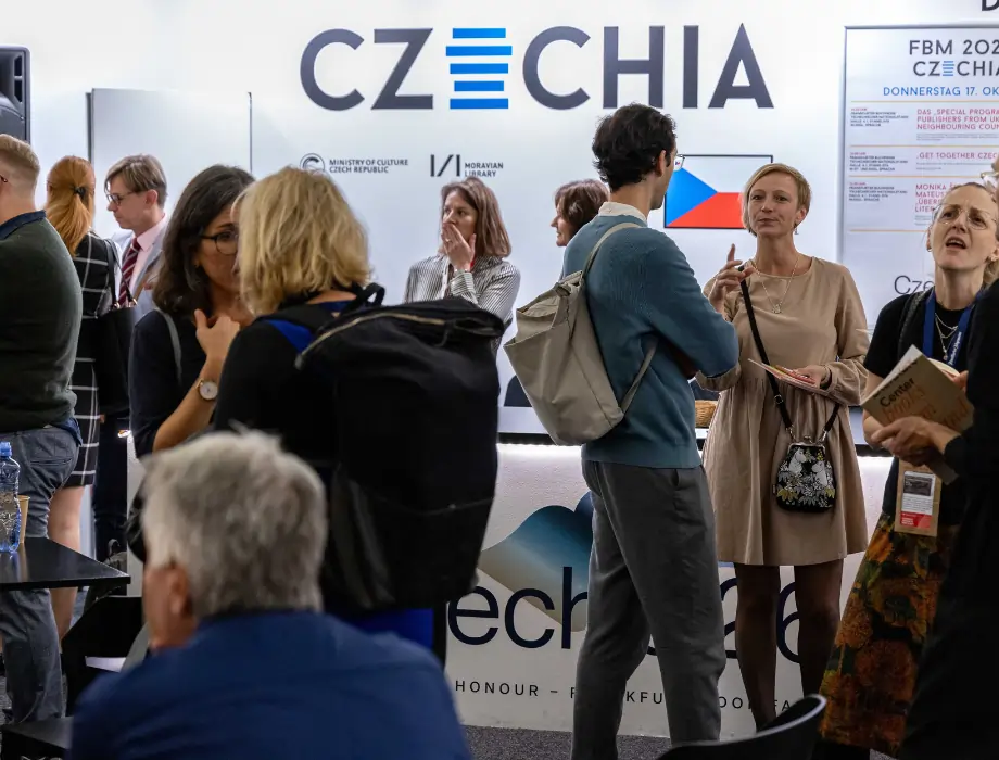 Český stánek na Frankfurtském knižním veletrhu 2024