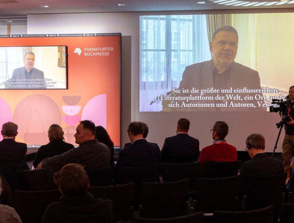 Frankfurtský knižní veletrh 2025, tisková konference Czechia 2026, foto: Pavel Němec