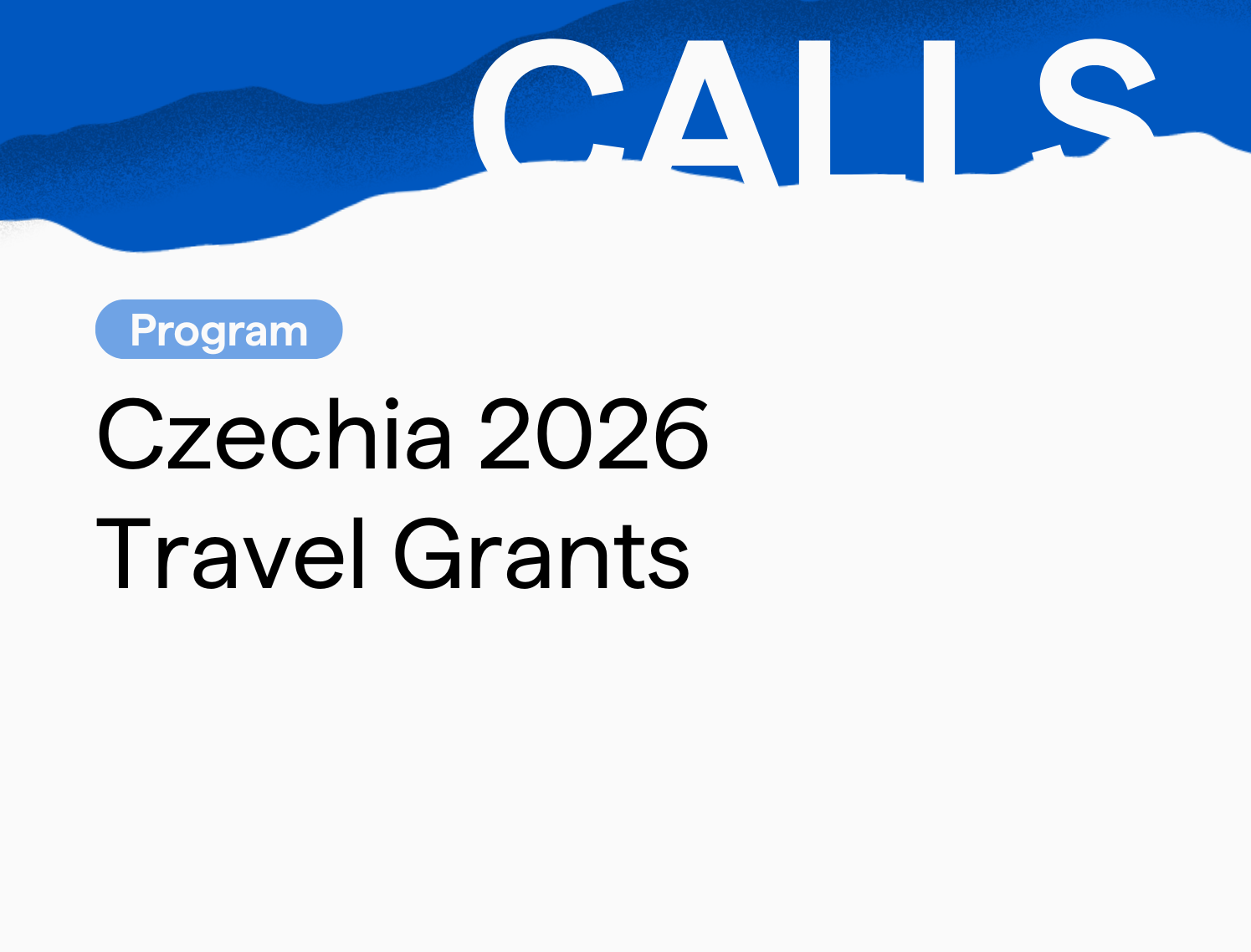 Czechia 2026 Travel Grants