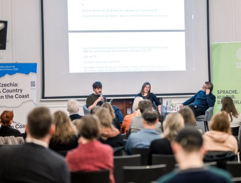 Př&iacute;liv př&iacute;běhů, Goethe-Institut Tschechien, Pavl&iacute;na J&aacute;chimov&aacute;