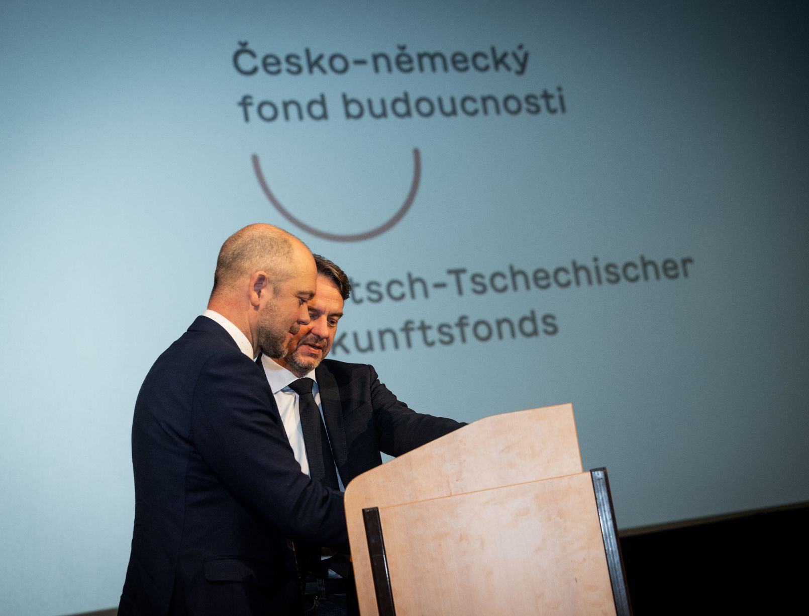 Tomáš Kubíček, Tomáš Jelínek, Deutsch-Tschechischer Zukunftsfonds, foto: Hana Connor
